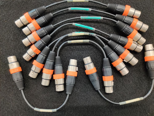 Dee Custom-Adaptors XLR-F-F-C
