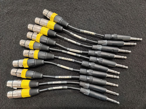 Dee Custom-Adaptors XLR-F-Jack-C