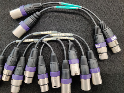 Dee Custom-Adaptors XLR-F-M-Phase-C