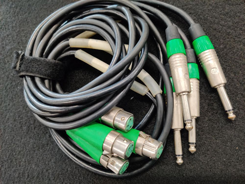 Dee Custom-Jack Jack-XLR-F 1m