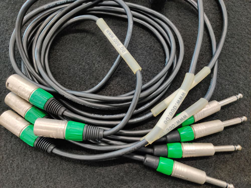 Dee Custom-Jack Jack-XLR-M 1m