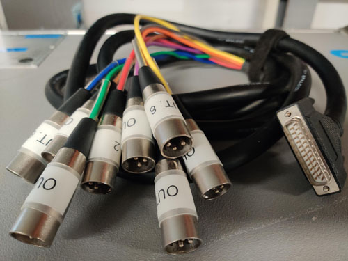 Dee Custom-multi-conductor-cable DB-25 XLRM