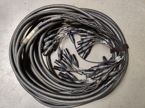 Dee Custom-Multi-Signal XLR 12way multi-10m