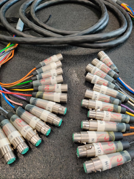 Dee Custom-Multi-Signal XLR 12way multi-5m-MF