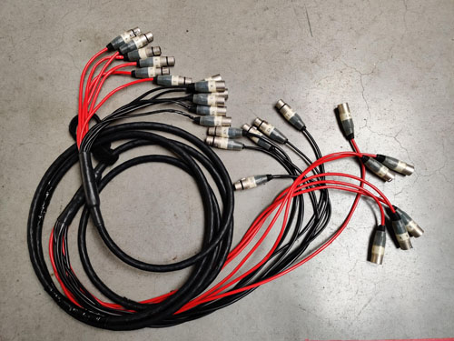 Dee Custom-Multi-Signal XLR 12way multi-5m-RB