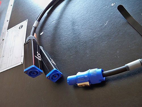 Neutrik Powercon-Adaptor 0,5m