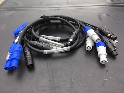 Neutrik Powercon-XLR3 0,5m