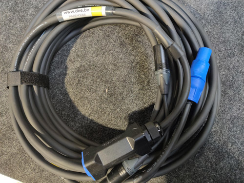 Neutrik Powercon-XLR3 15m